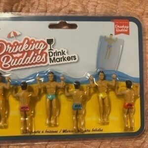 Drinking buddies bridal bridesmaid games nwt drink markers